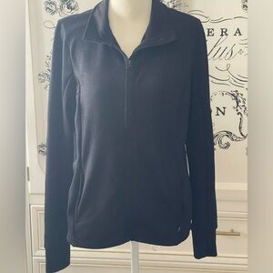 Black workout jacket